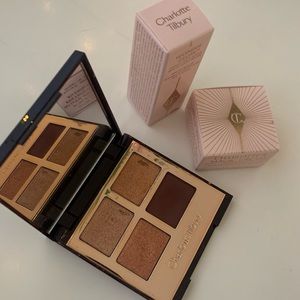 Charlotte Tillbury Luxury Palette “Queen Of Glow” Eyeshadow & 2 samples
